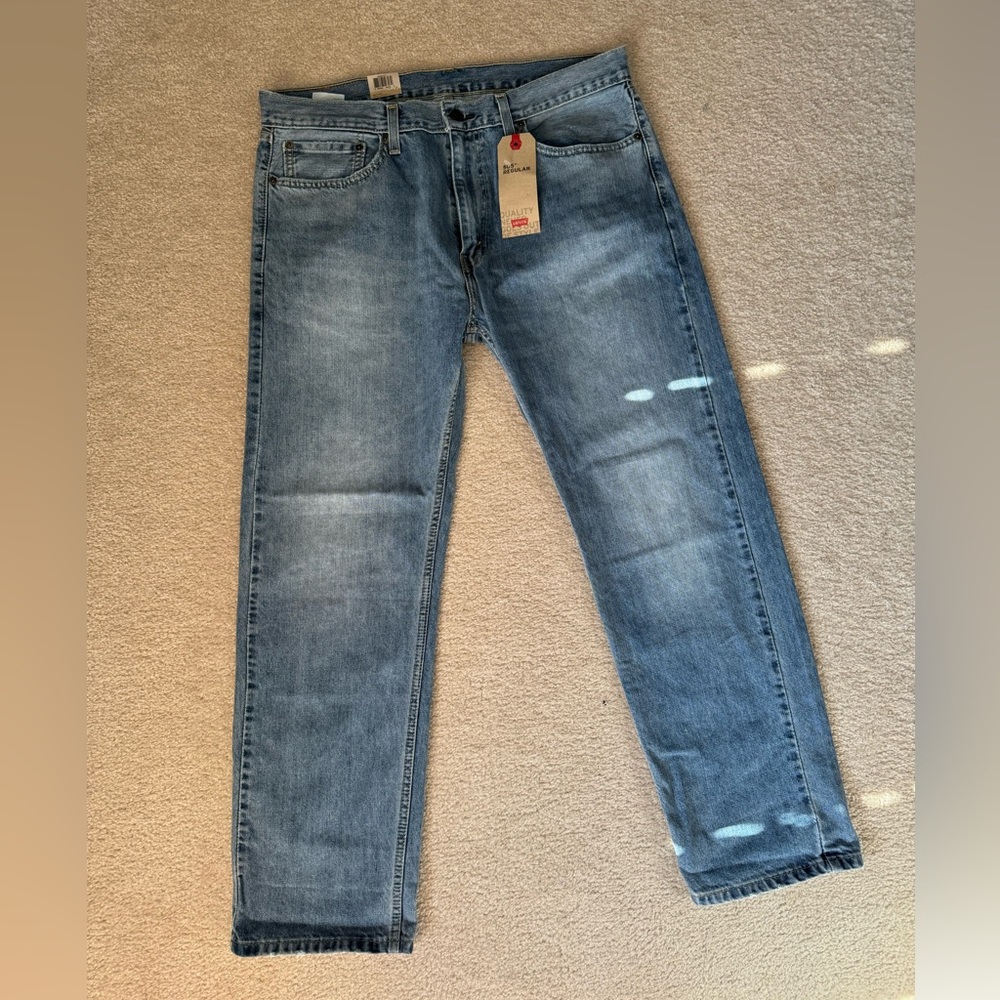 Levi’s 505 Men’s Regular Denim Jeans 36x29. Brand new never worn with tags.